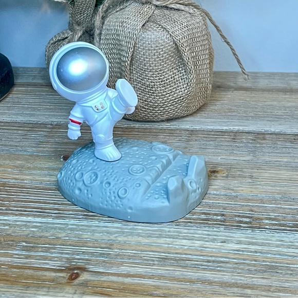 Other - Fun Astronaut Phone Holder. In Silver Visor. New in Box.